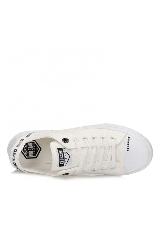 Baltos spalvos Sneakers modelio batai Baltos spalvos Sneakers modelio batai