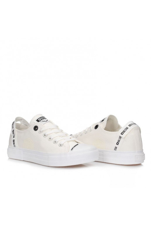 Baltos spalvos Sneakers modelio batai Baltos spalvos Sneakers modelio batai