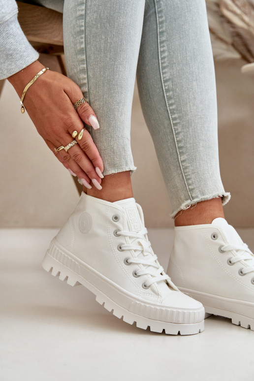 Laisvalaikio bateliai su auliuku Dėl Kubo Big Star OO274009 baltos spalvos