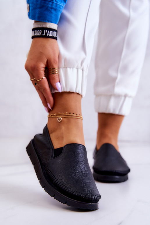 Įspiriamo modelio pusbačiai  juodos...