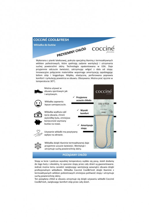 Coccine vidpadžiai Cool Fresh Suche Stopy