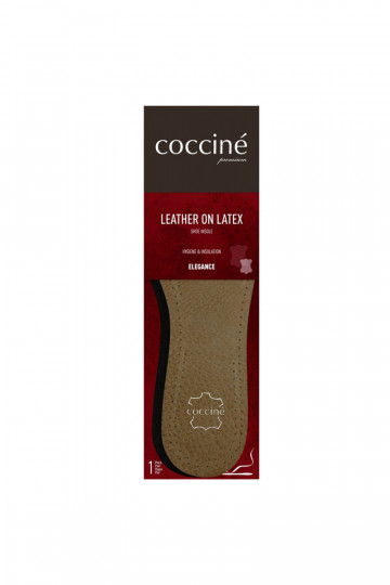 Coccine Leather On Latex Foam Vidpadžiai
