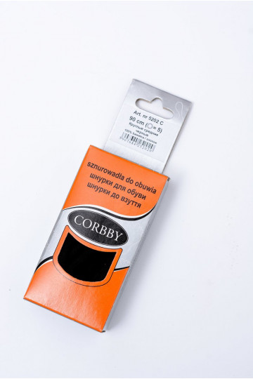 Corbby juodos spalvos Apvalūs raišteliai 2