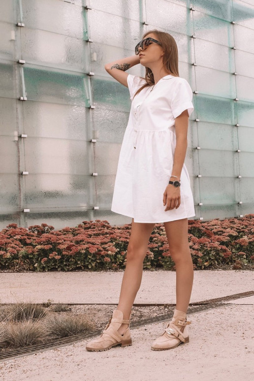 Lu Boo smėlio spalvos Zomšiniai batai Rock Girl Lu Boo smėlio spalvos Zomšiniai batai Rock Girl