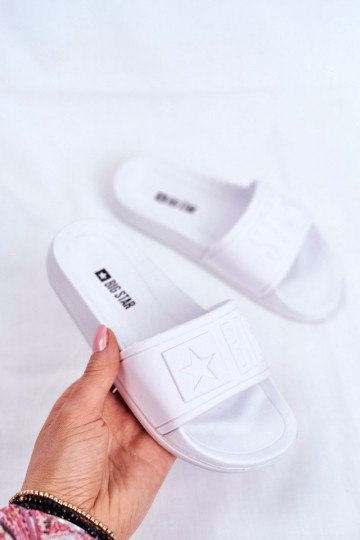 Šlepetės Vaikiški Big Star baltos spalvos DD374154 2