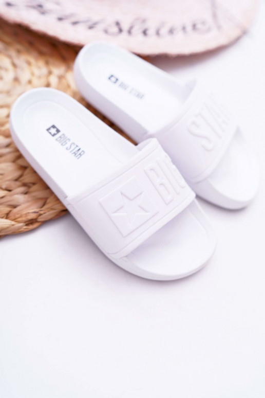 Šlepetės Vaikiški Big Star baltos spalvos DD374154 Šlepetės Vaikiški Big Star baltos spalvos DD374154