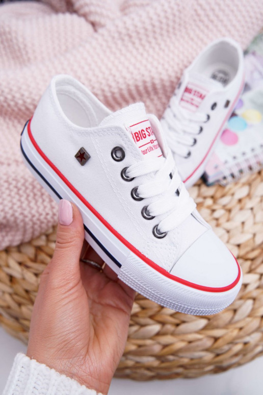 laisvalaikio batai Vaikiški Big Star FF374200 baltos spalvos