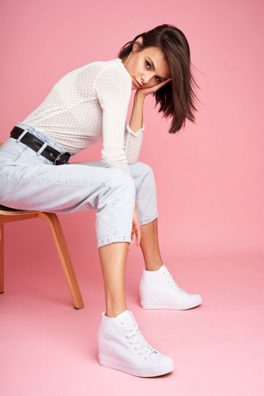 Sneakers modelio batai   Big Star baltos spalvos FF274A192