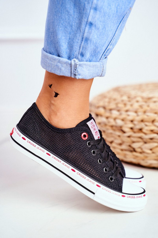 Laisvalaikio bateliai Cross Jeans juodos spalvos  FF2R4015C