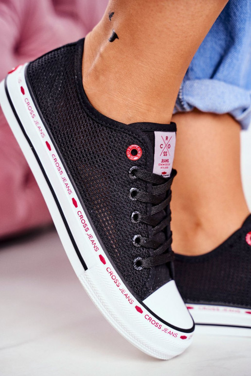 Laisvalaikio bateliai Cross Jeans juodos spalvos  FF2R4015C