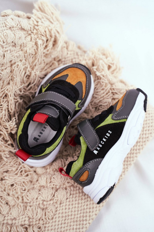 Sportinio stiliaus batai Vaikiški juodos spalvos ABCKIDS B932104063 Sportinio stiliaus batai Vaikiški juodos spalvos ABCKIDS B932104063