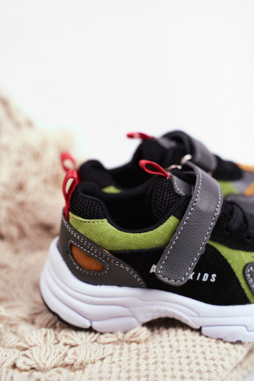 Sportinio stiliaus batai Vaikiški juodos spalvos ABCKIDS B932104063 Sportinio stiliaus batai Vaikiški juodos spalvos ABCKIDS B932104063