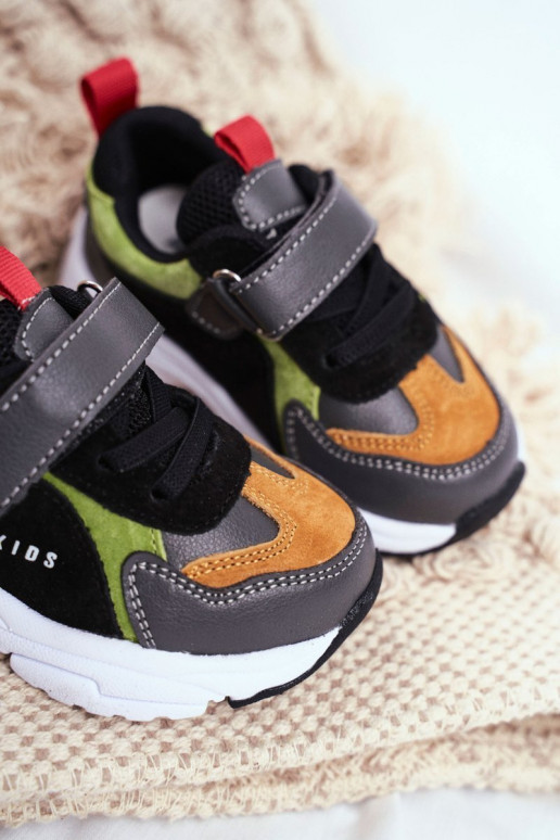 Sportinio stiliaus batai Vaikiški juodos spalvos ABCKIDS B932104063 Sportinio stiliaus batai Vaikiški juodos spalvos ABCKIDS B932104063