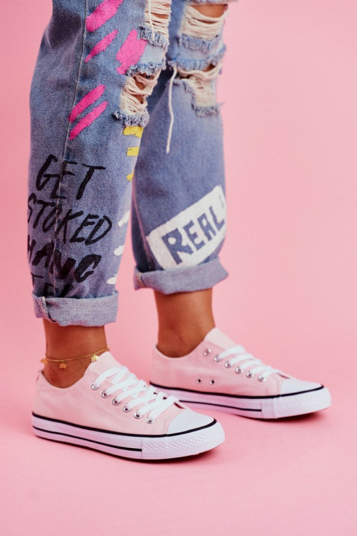 Klasikinio modelio laisvalaikio batai rožinės spalvos Klasikinio modelio laisvalaikio batai rožinės spalvos