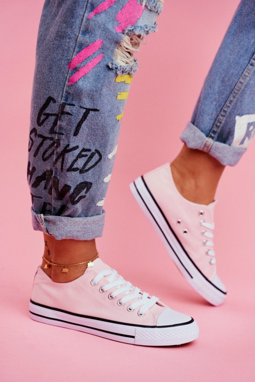 Klasikinio modelio laisvalaikio batai rožinės spalvos Klasikinio modelio laisvalaikio batai rožinės spalvos