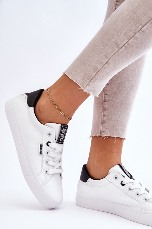 Sportbačiai Big Star EE274312 Baltos-juodos spalvos Sportbačiai Big Star EE274312 Baltos-juodos spalvos