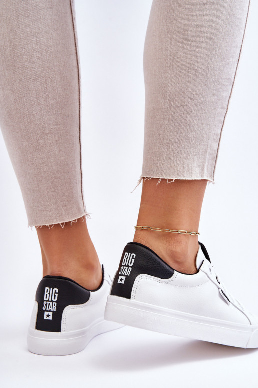 Sportbačiai Big Star EE274312 Baltos-juodos spalvos Sportbačiai Big Star EE274312 Baltos-juodos spalvos