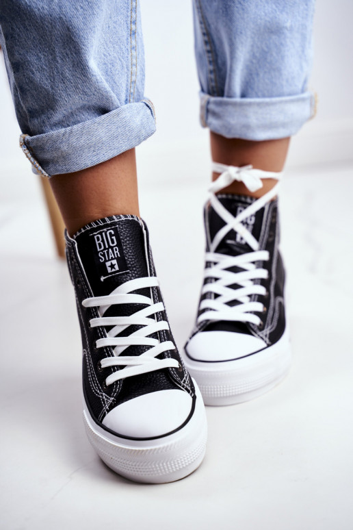 Laisvalaikio bateliai Big Star juodos spalvos GG274012 Laisvalaikio bateliai Big Star juodos spalvos GG274012