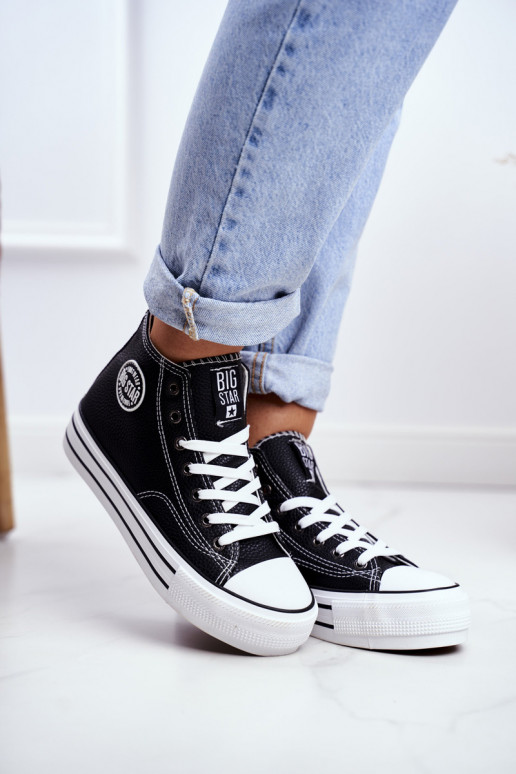 Laisvalaikio bateliai Big Star juodos spalvos GG274012 Laisvalaikio bateliai Big Star juodos spalvos GG274012