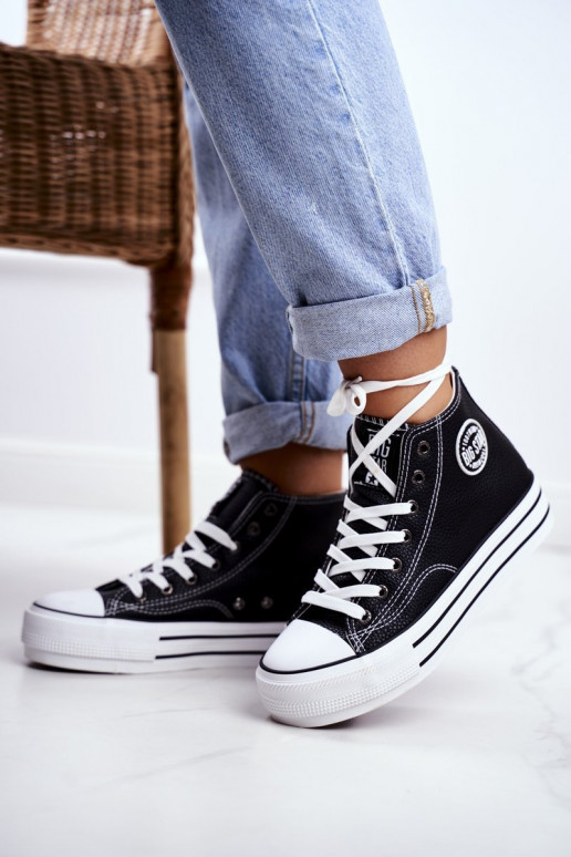 Laisvalaikio bateliai Big Star juodos spalvos GG274012 Laisvalaikio bateliai Big Star juodos spalvos GG274012