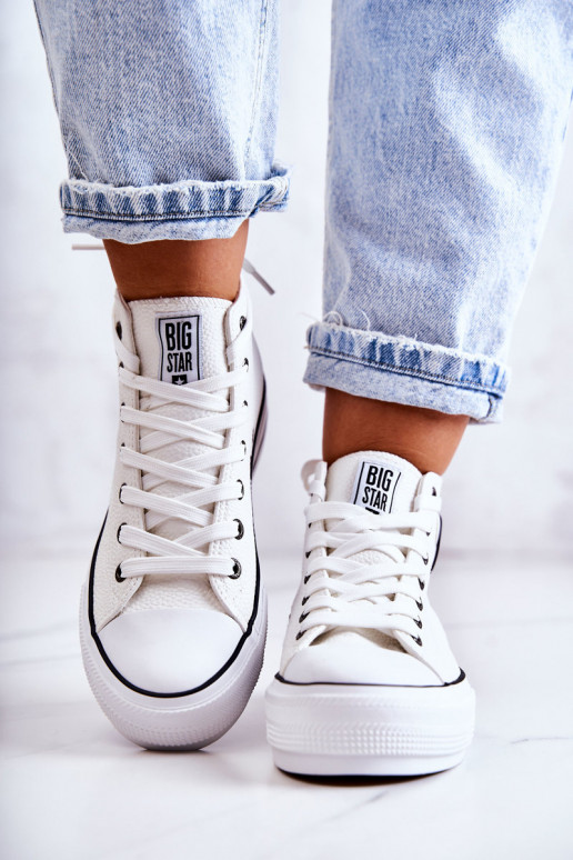 Laisvalaikio bateliai Big Star baltos spalvos GG274013 Laisvalaikio bateliai Big Star baltos spalvos GG274013