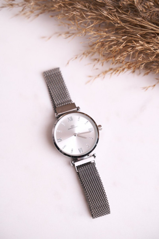 Klasikinis moteriškas laikrodis Giorgio&Dario sidabro spalvos Daniela Klasikinis moteriškas laikrodis Giorgio&Dario sidabro spalvos Daniela