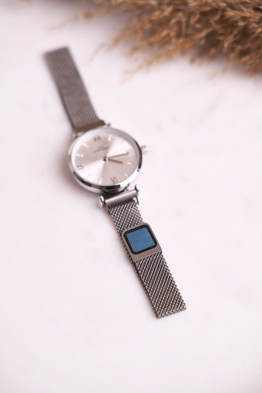 Klasikinis moteriškas laikrodis Giorgio&Dario sidabro spalvos Daniela Klasikinis moteriškas laikrodis Giorgio&Dario sidabro spalvos Daniela