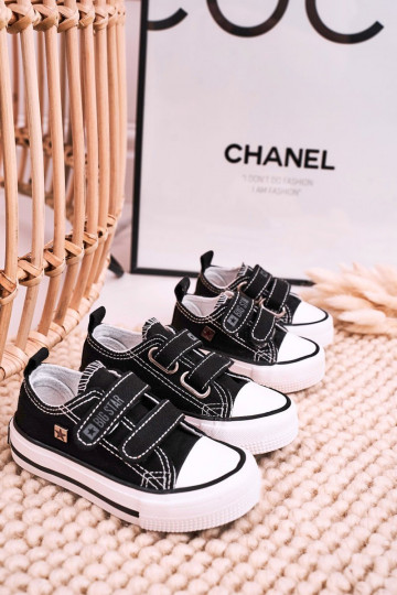 Vaikiški laisvalaikio batai su lipniais užsegimais BIG STAR HH374200 juodos spalvos 2