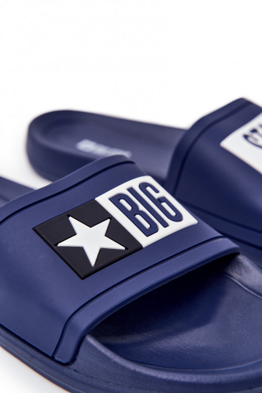 Šlepetės Big Star DD174701 tamsiai mėlynos spalvos Šlepetės Big Star DD174701 tamsiai mėlynos spalvos