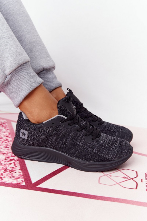 Sportinio stiliaus batai Comfort Foam juodos spalvos Long Distance Sportinio stiliaus batai Comfort Foam juodos spalvos Long Distance