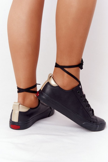 Natūralios odos sportbačiai CROSS JEANS HH2R4003C juodos spalvos 2