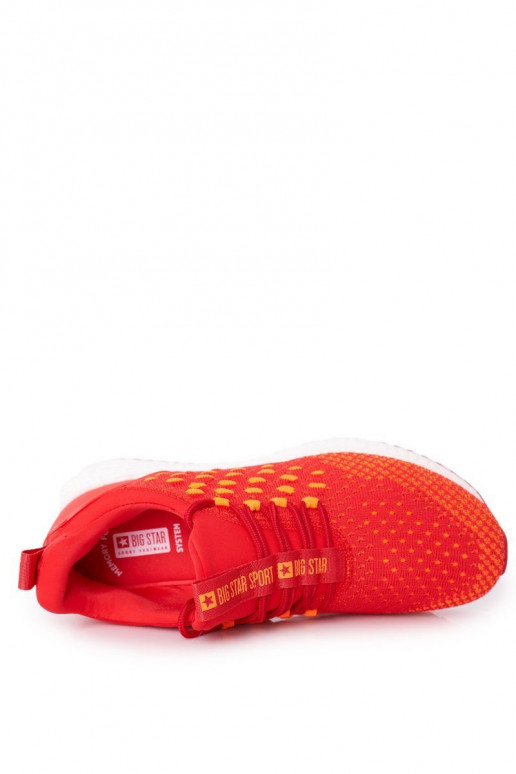 vyrams Sportinio stiliaus batai Memory Foam Big Star FF174240 raudonos spalvos