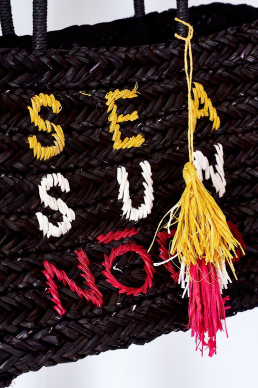 Pinta Rankinė paplūdimio NOBO XK0410 juoda