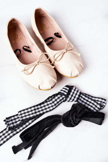 balerinos su kaspinėliais Lu Boo Nude 2