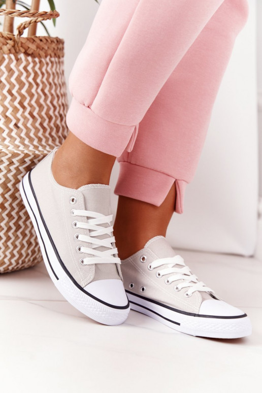 Klasikinio modelio laisvalaikio batai pilkos spalvos