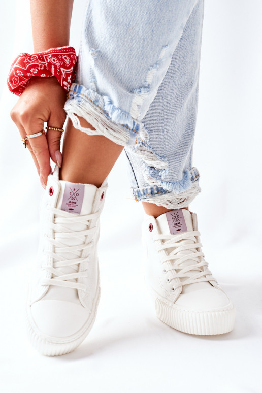 Laisvalaikio bateliai Cross Jeans  baltos spalvos II2R4022