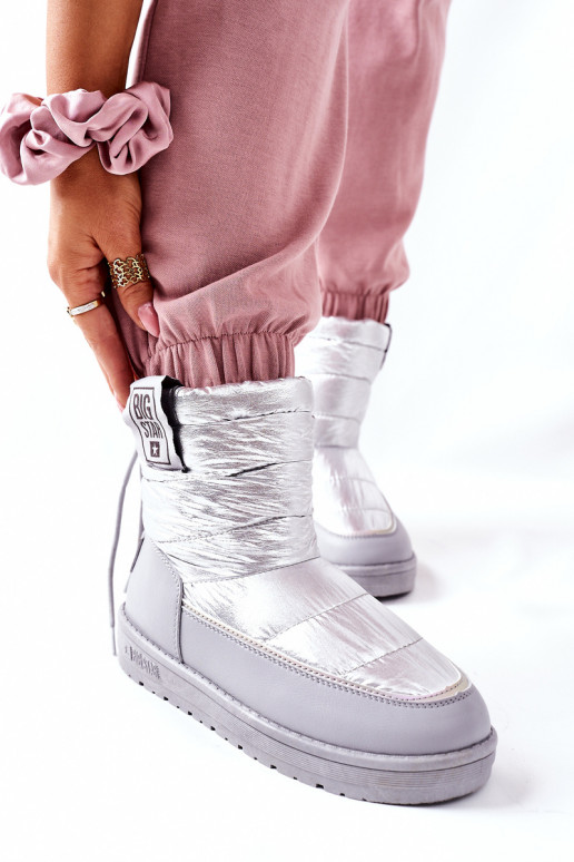 sniego batai Big Star II274118 sidabro spalvos sniego batai Big Star II274118 sidabro spalvos