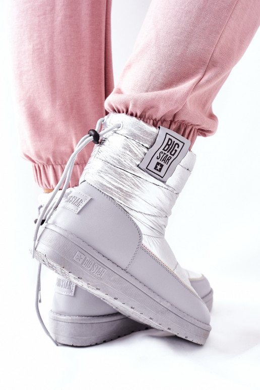 sniego batai Big Star II274118 sidabro spalvos sniego batai Big Star II274118 sidabro spalvos