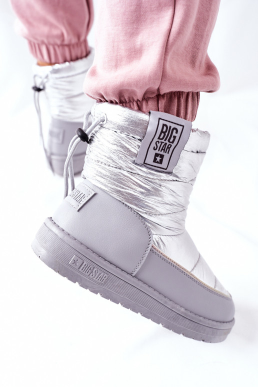 sniego batai Big Star II274118 sidabro spalvos sniego batai Big Star II274118 sidabro spalvos