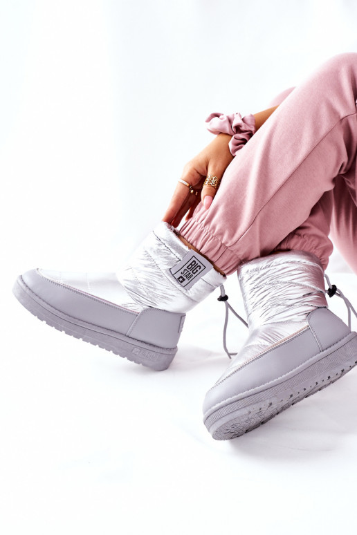 sniego batai Big Star II274118 sidabro spalvos sniego batai Big Star II274118 sidabro spalvos