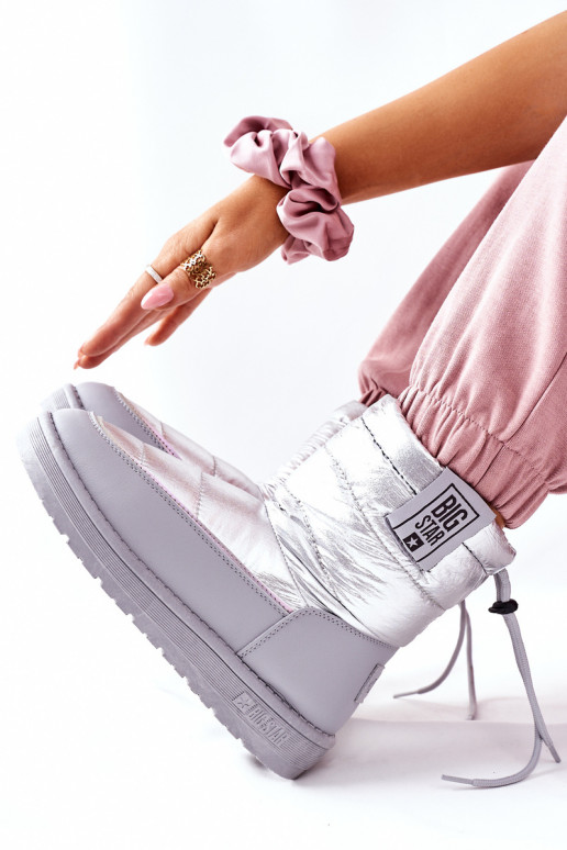 sniego batai Big Star II274118 sidabro spalvos sniego batai Big Star II274118 sidabro spalvos