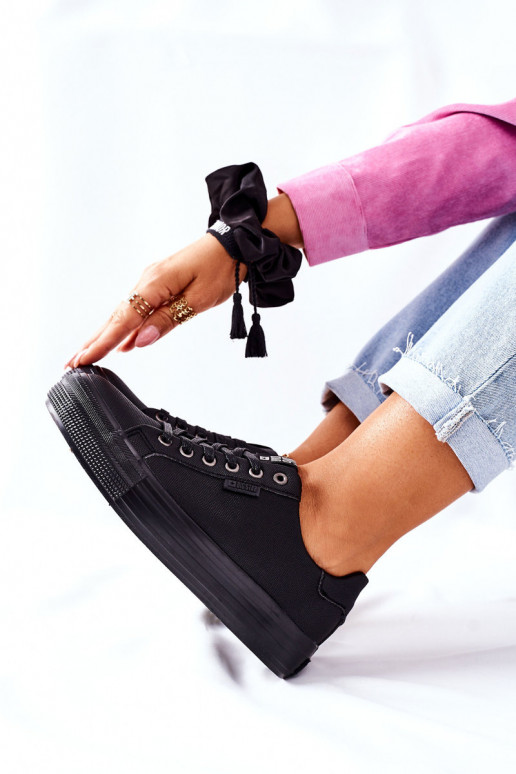 Moteriški batai su platforma BIG STAR II274345 juodos spalvos