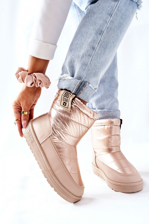 sniego batai Big Star II274121 smėlio spalvos sniego batai Big Star II274121 smėlio spalvos