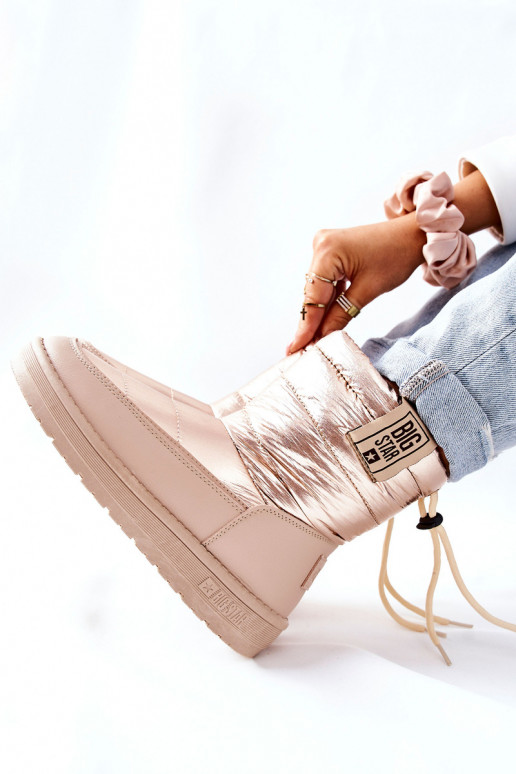 sniego batai Big Star II274121 smėlio spalvos sniego batai Big Star II274121 smėlio spalvos