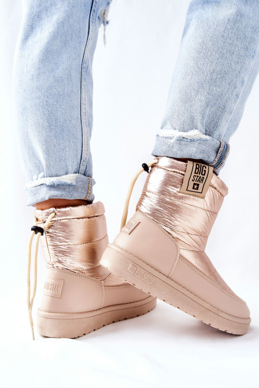 sniego batai Big Star II274121 smėlio spalvos sniego batai Big Star II274121 smėlio spalvos