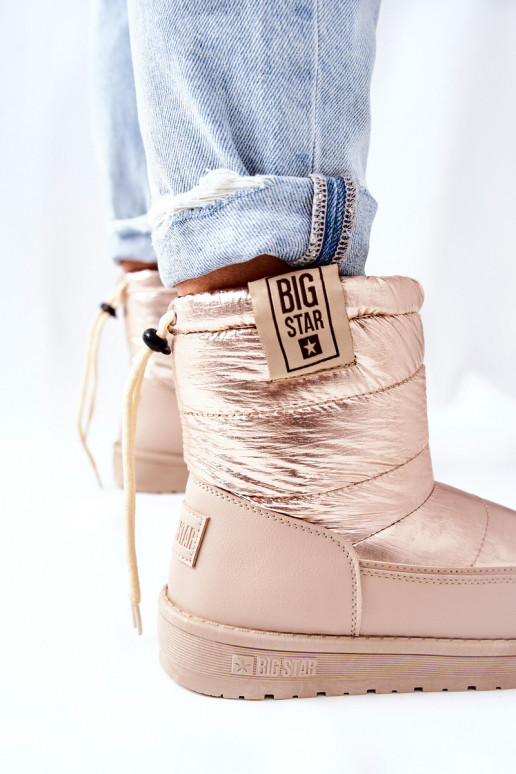 sniego batai Big Star II274121 smėlio spalvos sniego batai Big Star II274121 smėlio spalvos