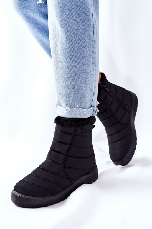 Moteriškas pašiltinti sniego batai juodos spalvos Mezyss Moteriškas pašiltinti sniego batai juodos spalvos Mezyss