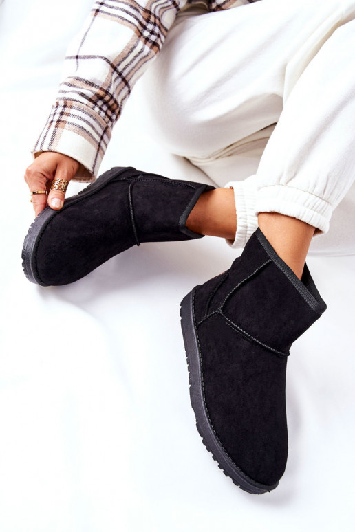 sniego batai pašiltinti su kailiuku viduje juodos spalvos Vicandi sniego batai pašiltinti su kailiuku viduje juodos spalvos Vicandi