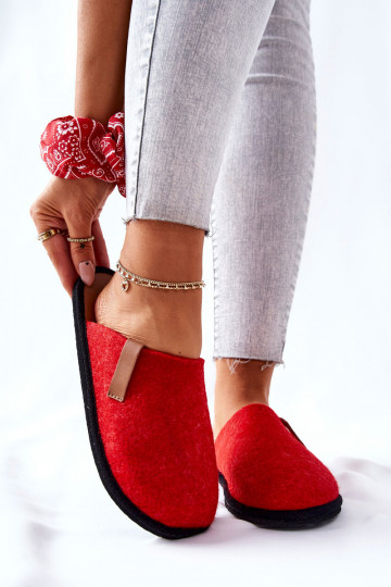 Šlepetės naminės II267002 raudonos-rudos spalvos 2