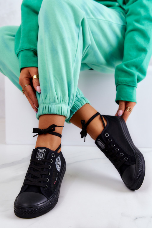 Sportbačiai laisvalaikio batai BIG STAR JJ274A256 juodos spalvos Sportbačiai laisvalaikio batai BIG STAR JJ274A256 juodos spalvos